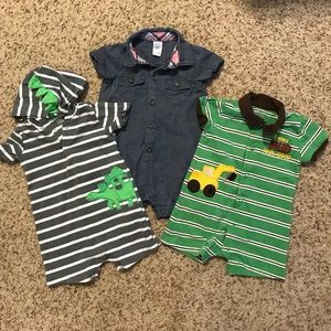 12 month boy rompers